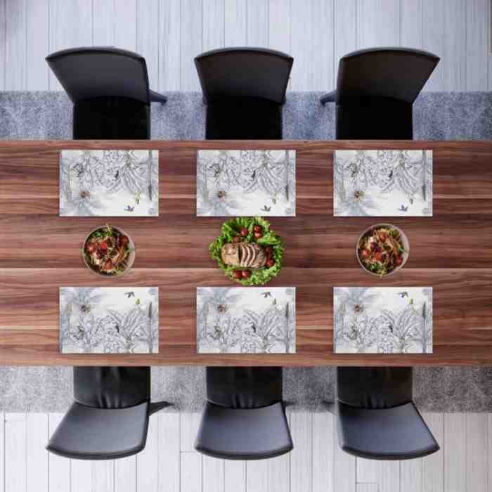 Linnen Placemat - Amazon Design